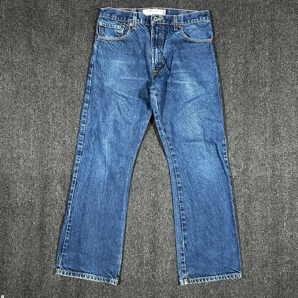 Levis 517 Bootcut Jeans Mens 34x30 Blue Medium Wash Excellent Denim Pants 0912